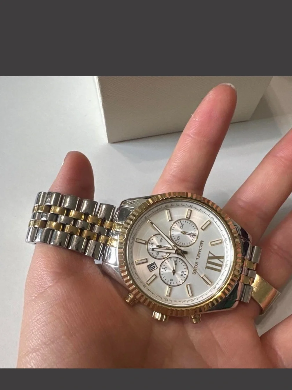 Michael Kors Men's Two-Tone Stainless Steel Chronograph Watch - Silver & Gold